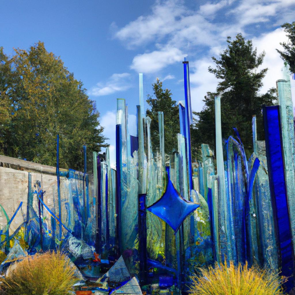 Find your way through the mesmerizing glass maze at the Garden of Glass Seattle.