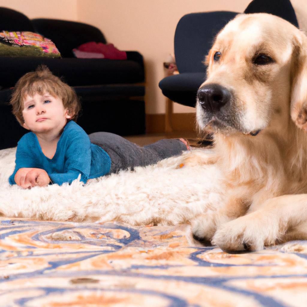 Golden Retrievers are gentle and patient with children, making them a popular choice for families
