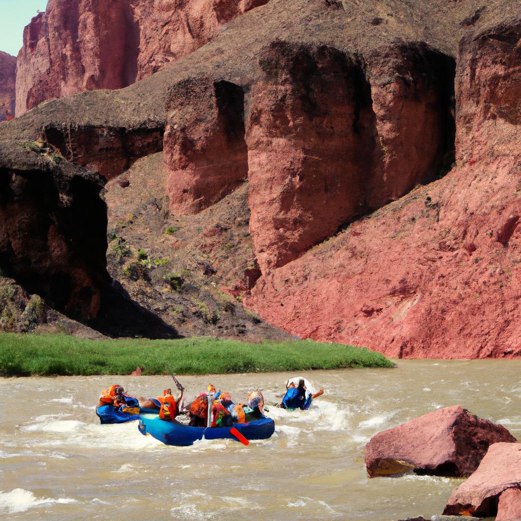 Rafting and kayaking adventures in Grand Canyon National Park