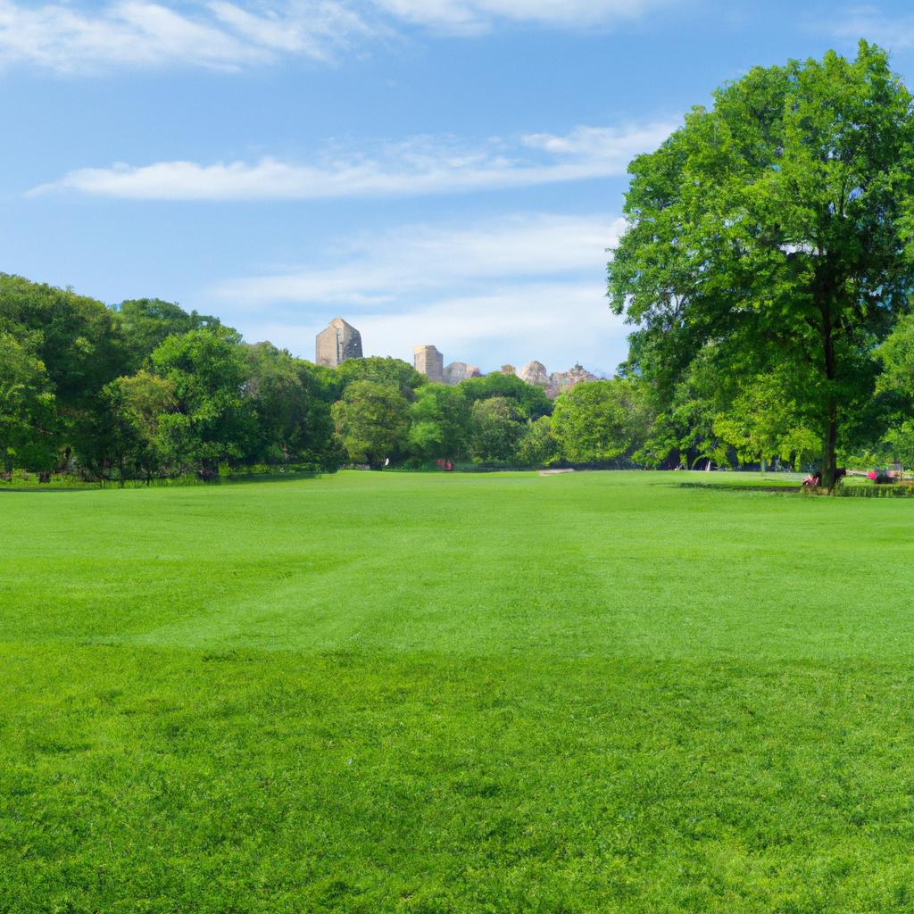 The Great Lawn in Central Park is a popular spot for picnics and outdoor events.