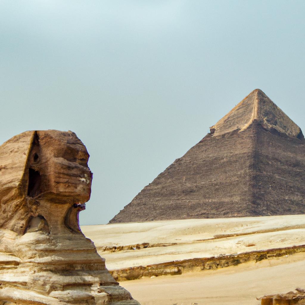 The Great Sphinx and the Pyramids of Giza