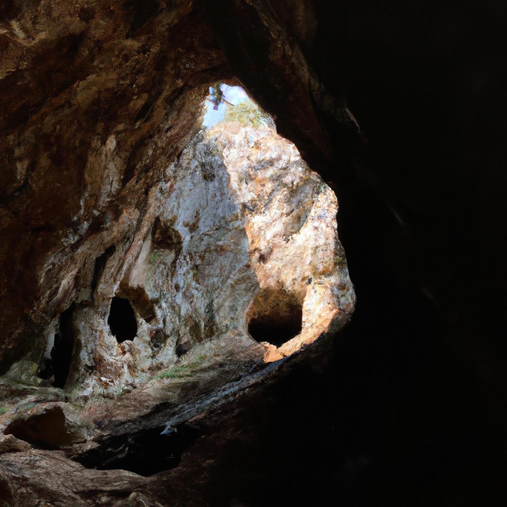 The entrance to this Greek cave is just as impressive as what lies inside.