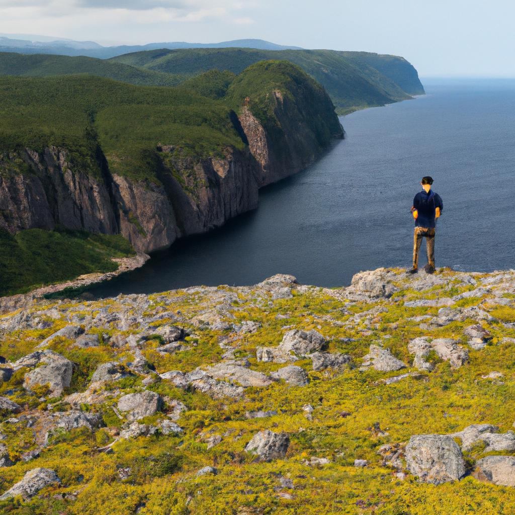 Gros Morne National Park in Newfoundland, Canada is known for its stunning ocean views and unique rock formations.