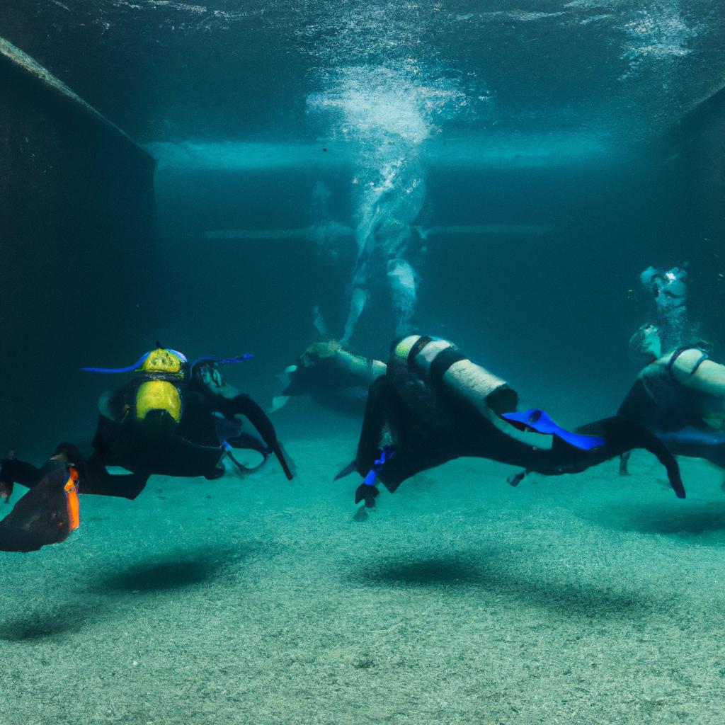 Embark on an underwater adventure with your friends at Deep Dive Dubai