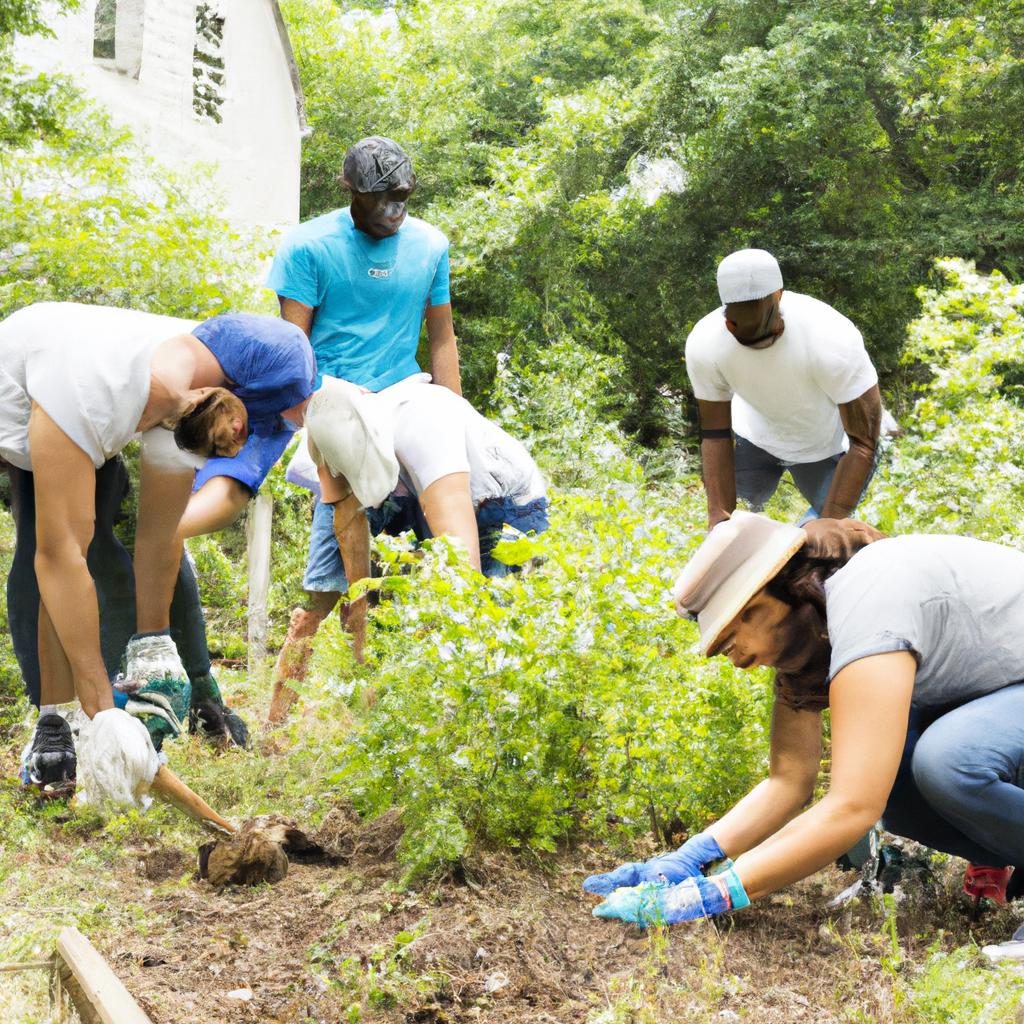 Gardening can provide social benefits and connections