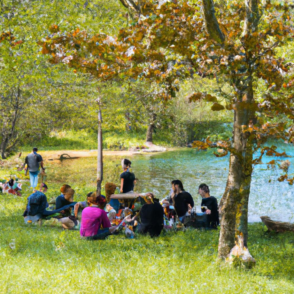 Spring in Croatia is the perfect time to enjoy a picnic by one of its many beautiful lakes.