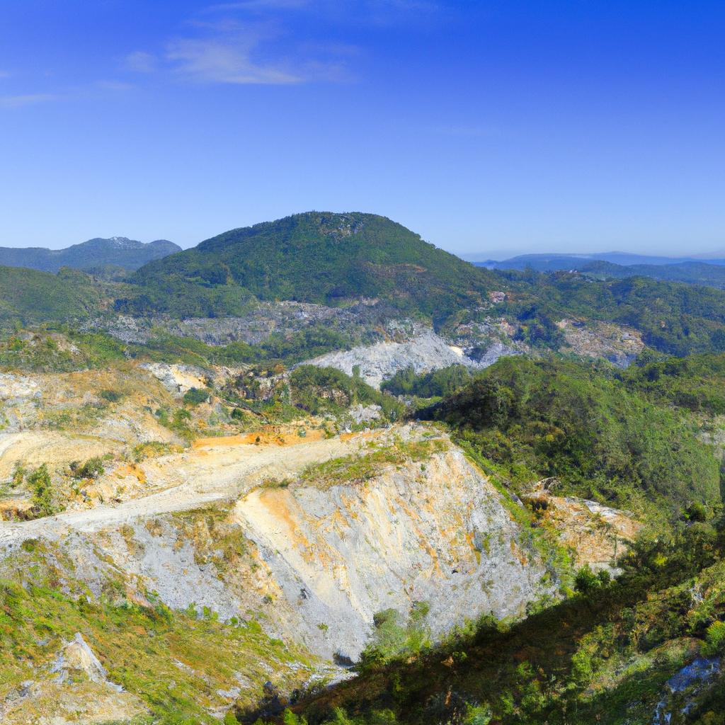 The Guatemala Jade mines offer breathtaking views of the surrounding landscape.