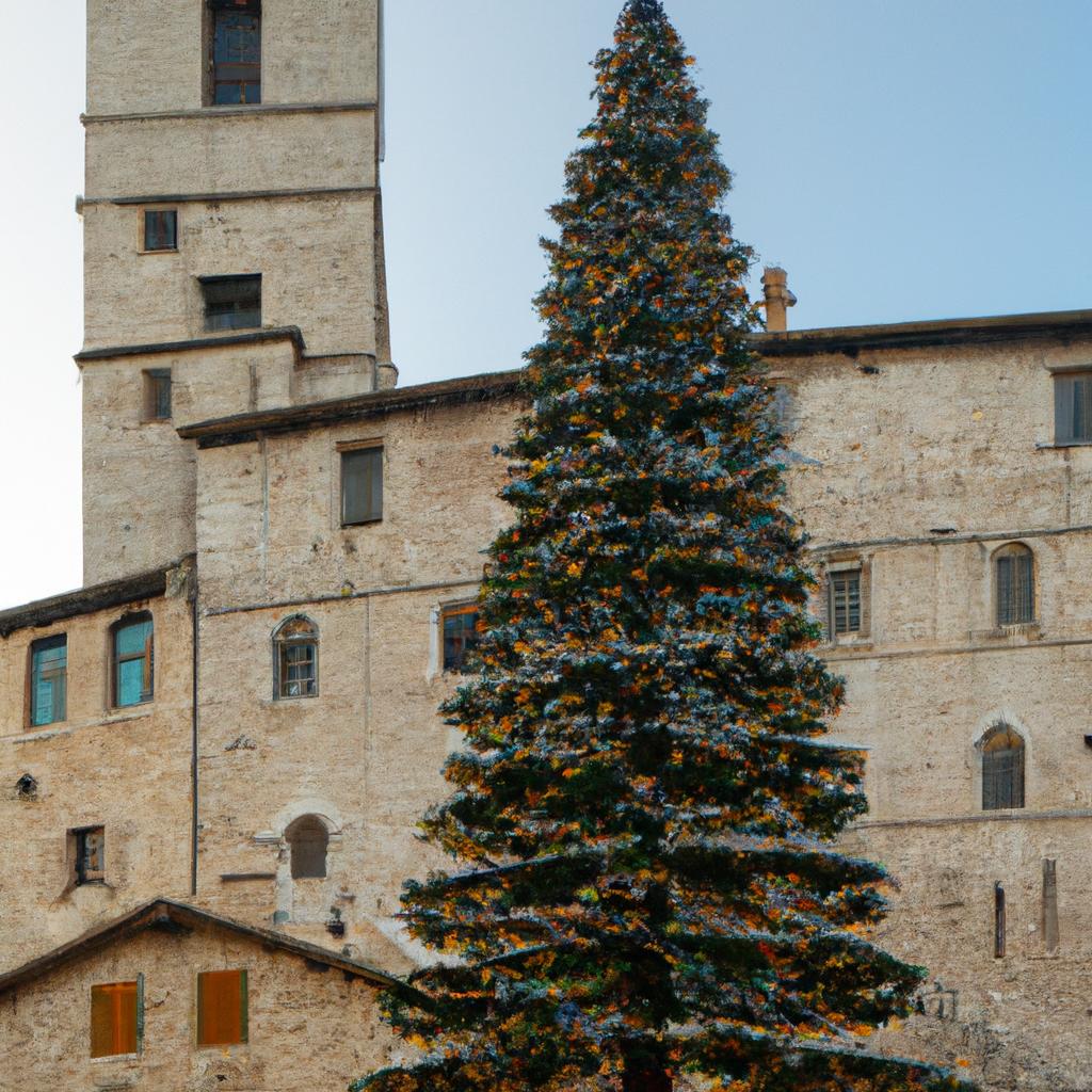 Gubbio Christmas Tree