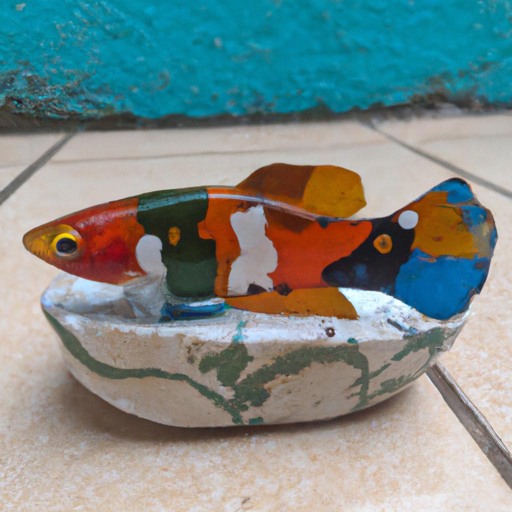 Guppies are colorful and easy to care for, making them a great option for kids