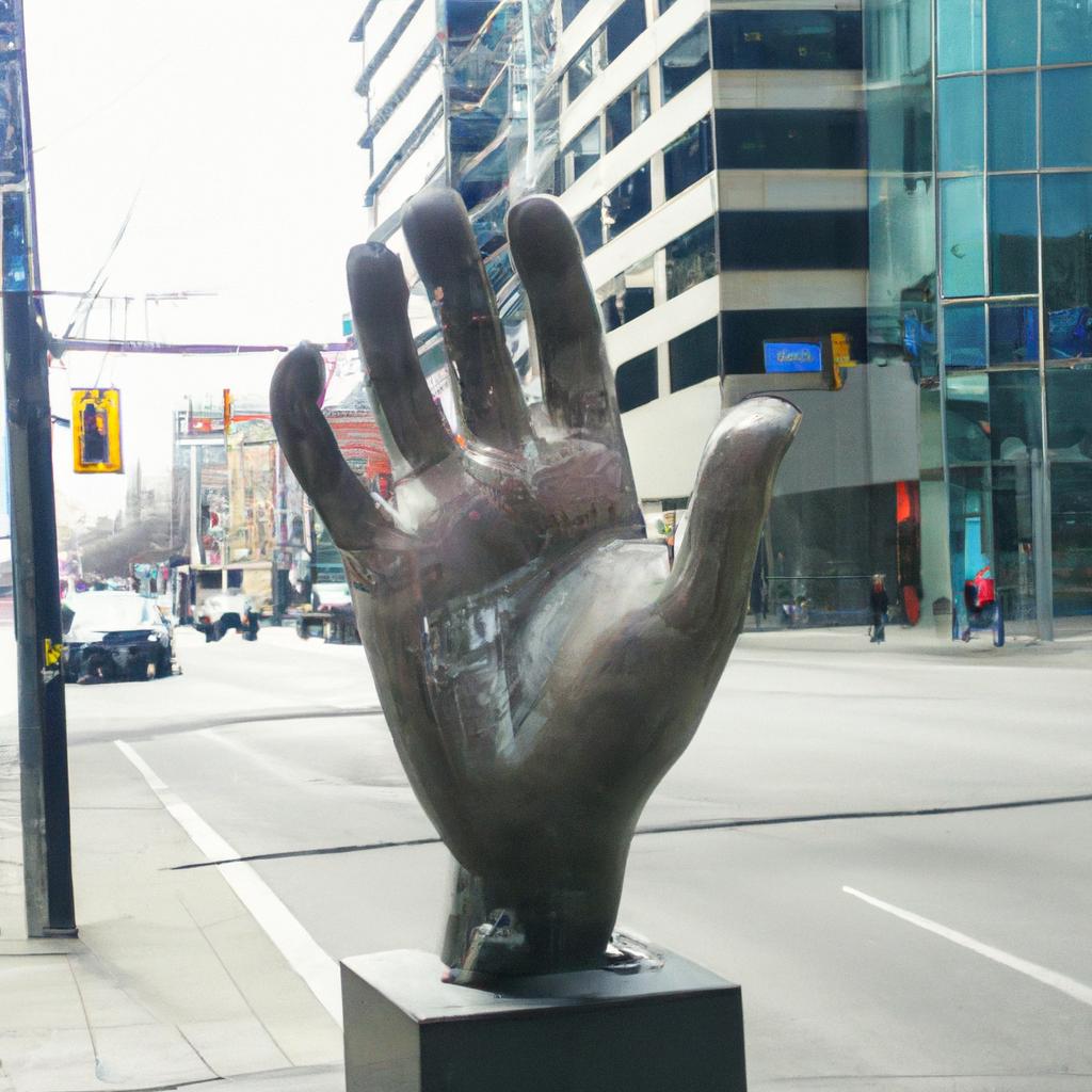Hand Statue Location