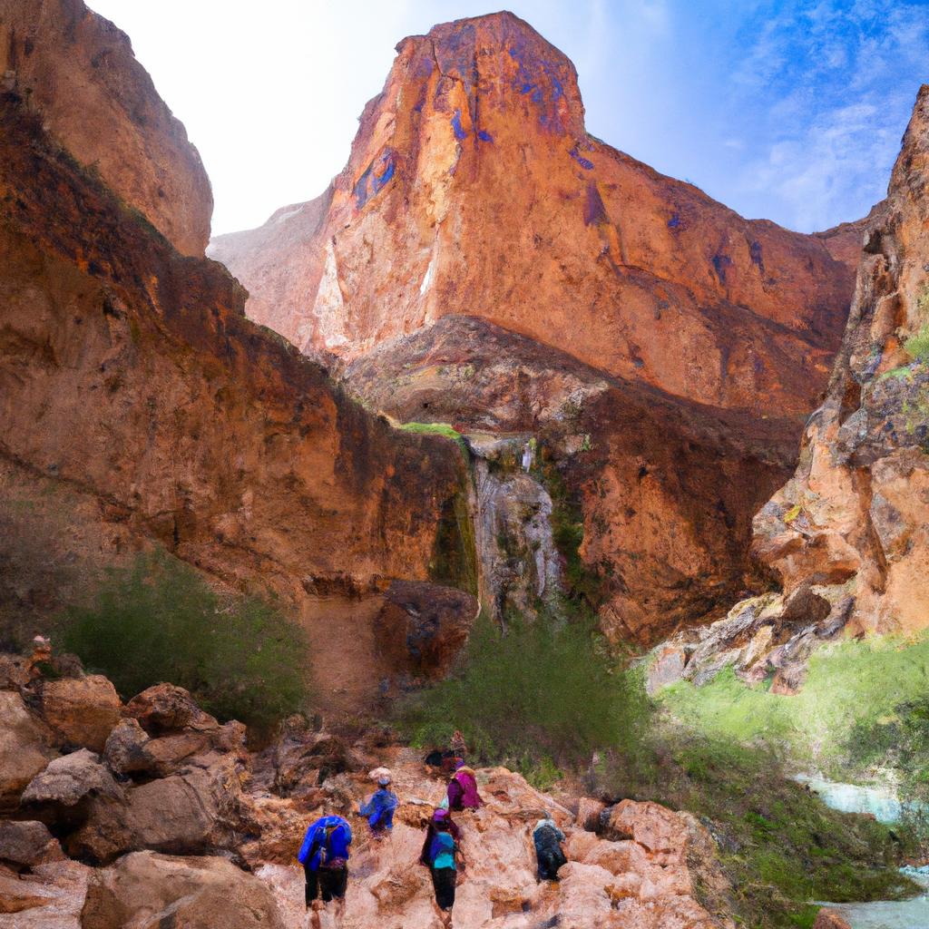 Hiking through the Havasupai Falls trail is an adventure you'll never forget.