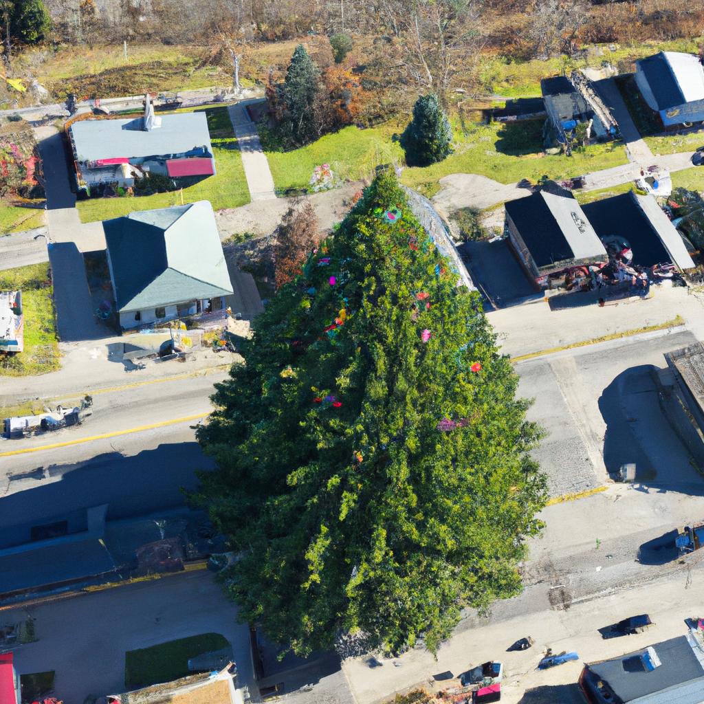 This small town in {country name} boasts the world's tallest Christmas tree, a towering structure that can be seen from miles away.