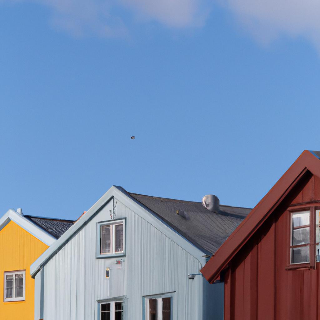 Henningsvaer's signature colorful houses