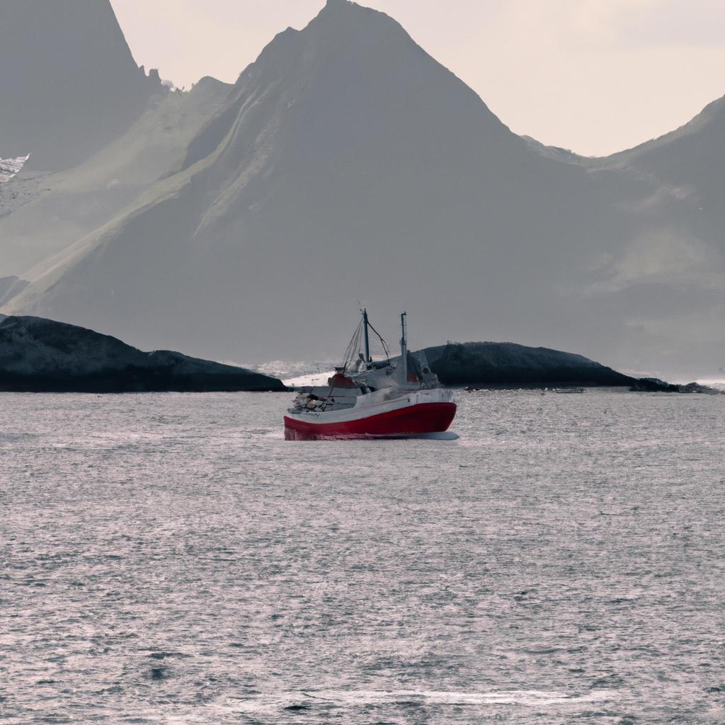 Exploring the fjords of Henningsvaer by boat
