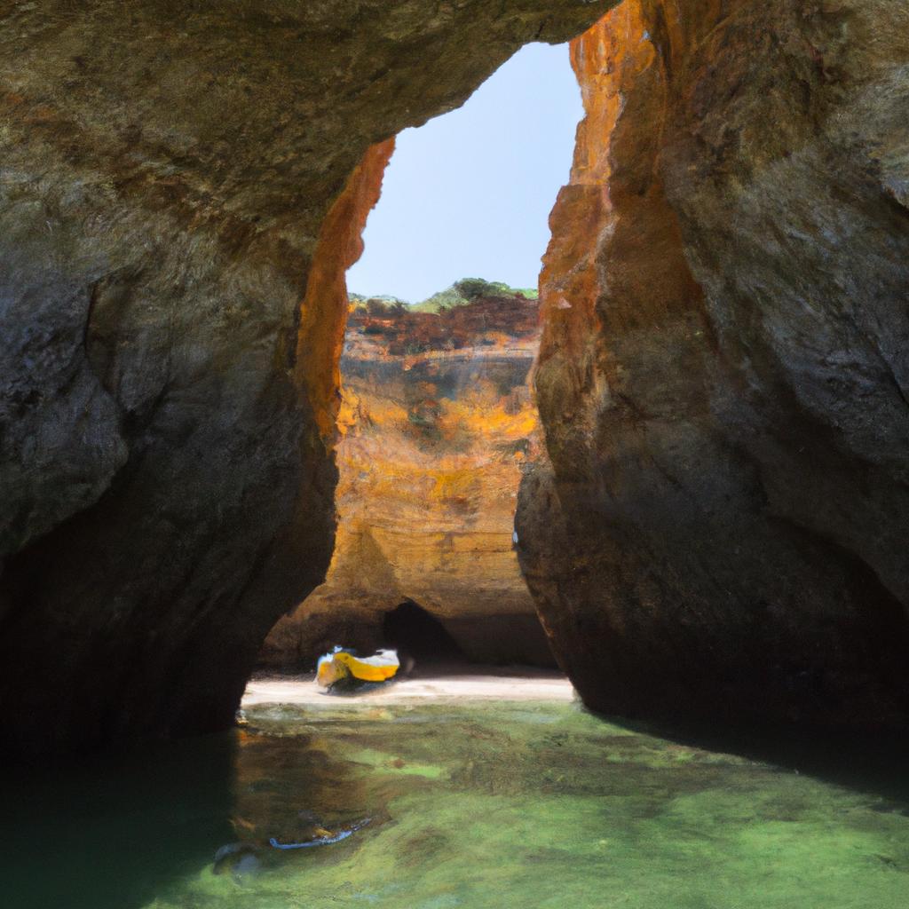 Discover the hidden gems of Portugal's cave beaches by taking a boat tour.