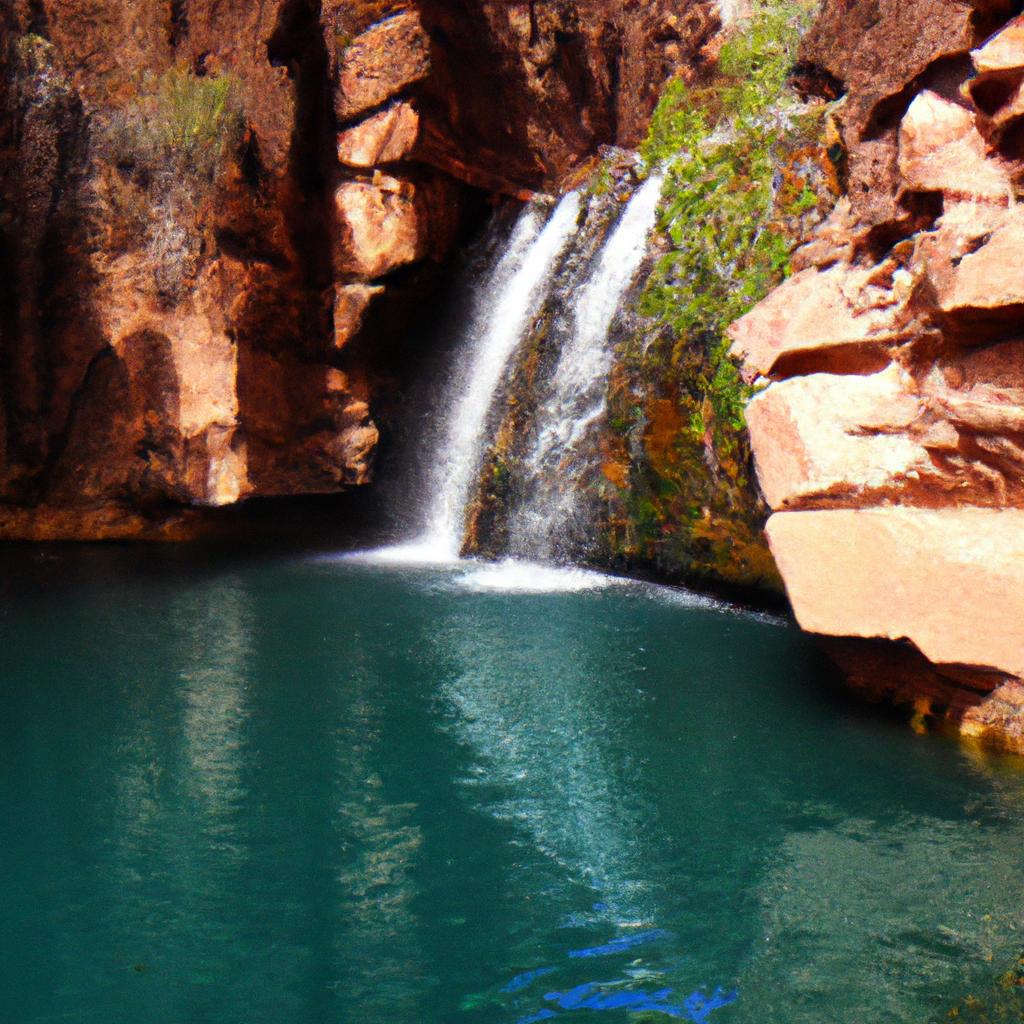 Discover the hidden gem of a waterfall in Arizona's Indian reservation and enjoy the natural beauty it has to offer.