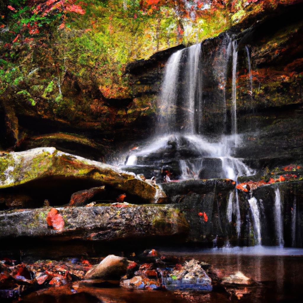 Discovering Mississippi's hidden waterfalls during the fall season