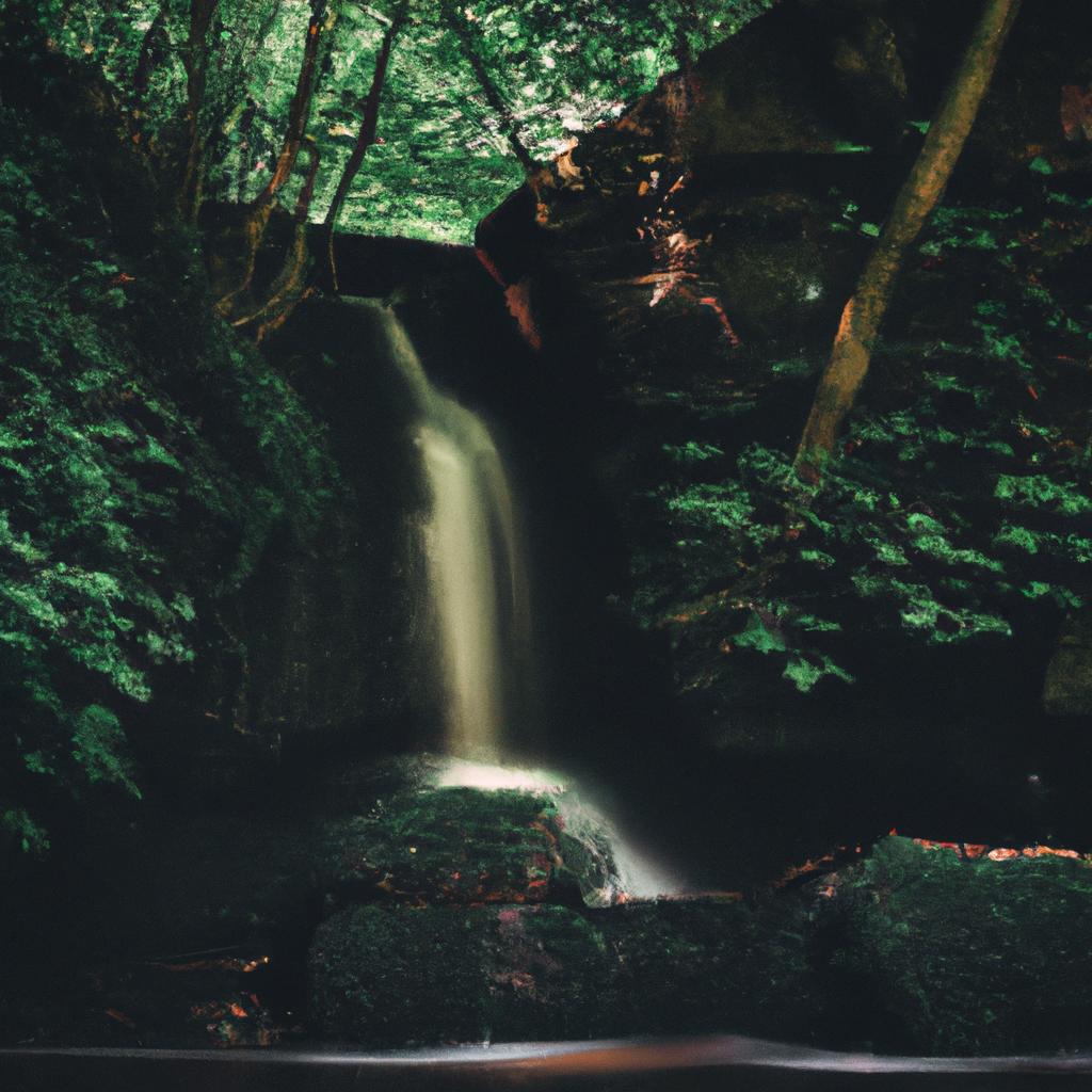 This hidden waterfall in the Belgian forest is a true gem waiting to be discovered.