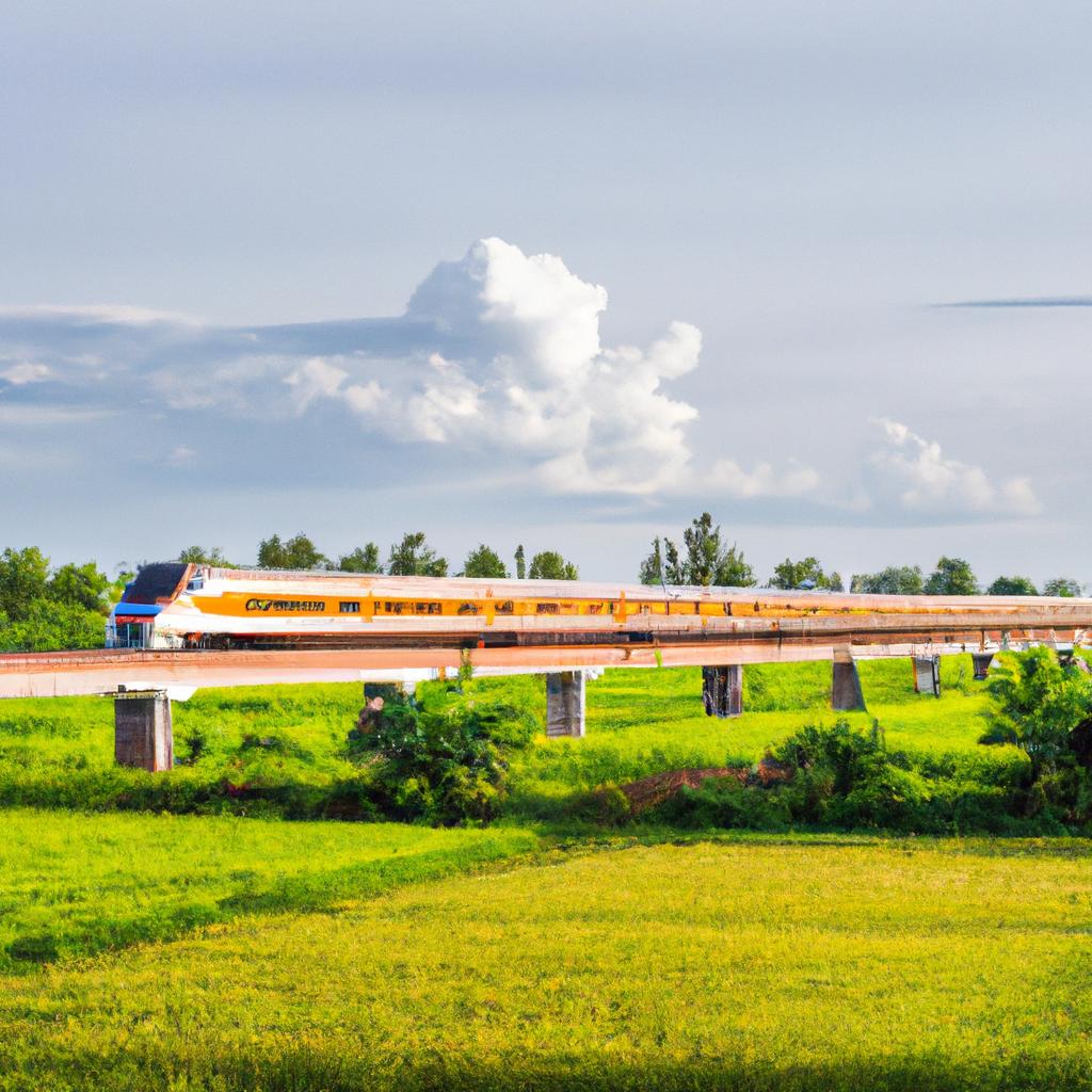 High-speed trains provide a comfortable and efficient mode of transportation in Thailand.