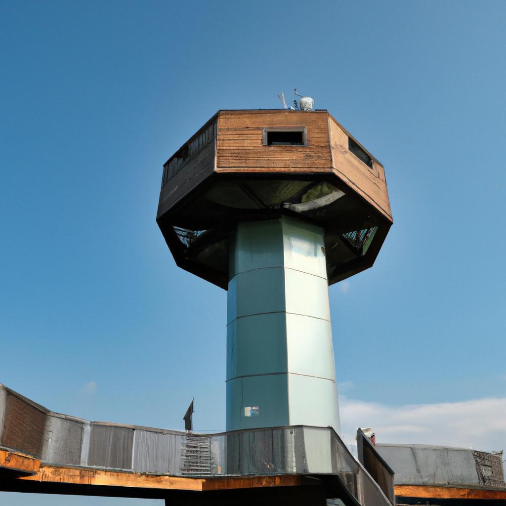 This lookout tower uses technology to enhance the visitor experience