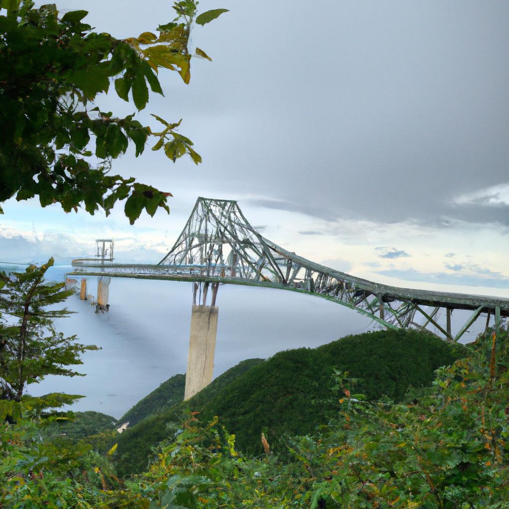 The highest bridge in Japan has become a popular tourist attraction, drawing visitors from all over the world.