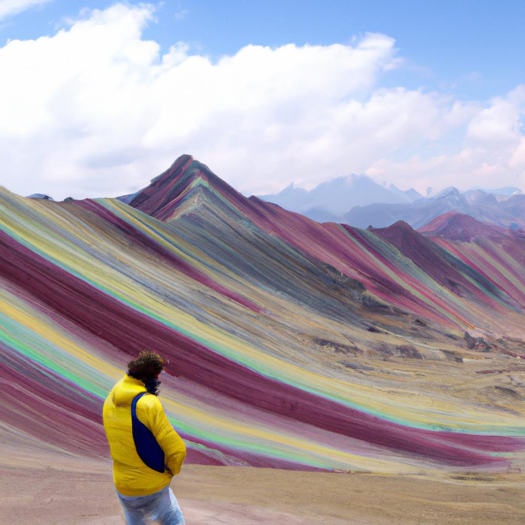 Hiking to the Rainbow Mountains in Peru is a popular activity for adventure-seekers.