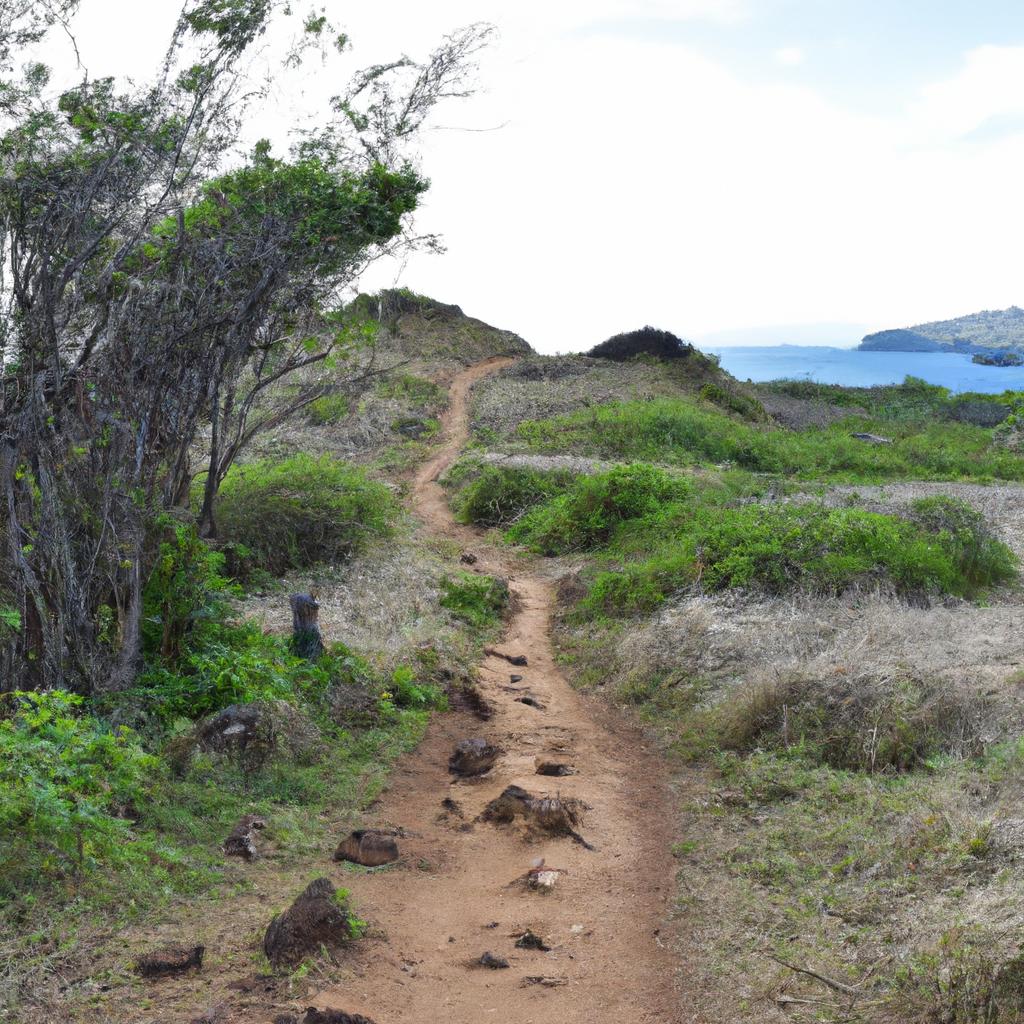 Take a hike on the scenic trails of the smallest island in Hawaii and witness its breathtaking views and natural wonders.