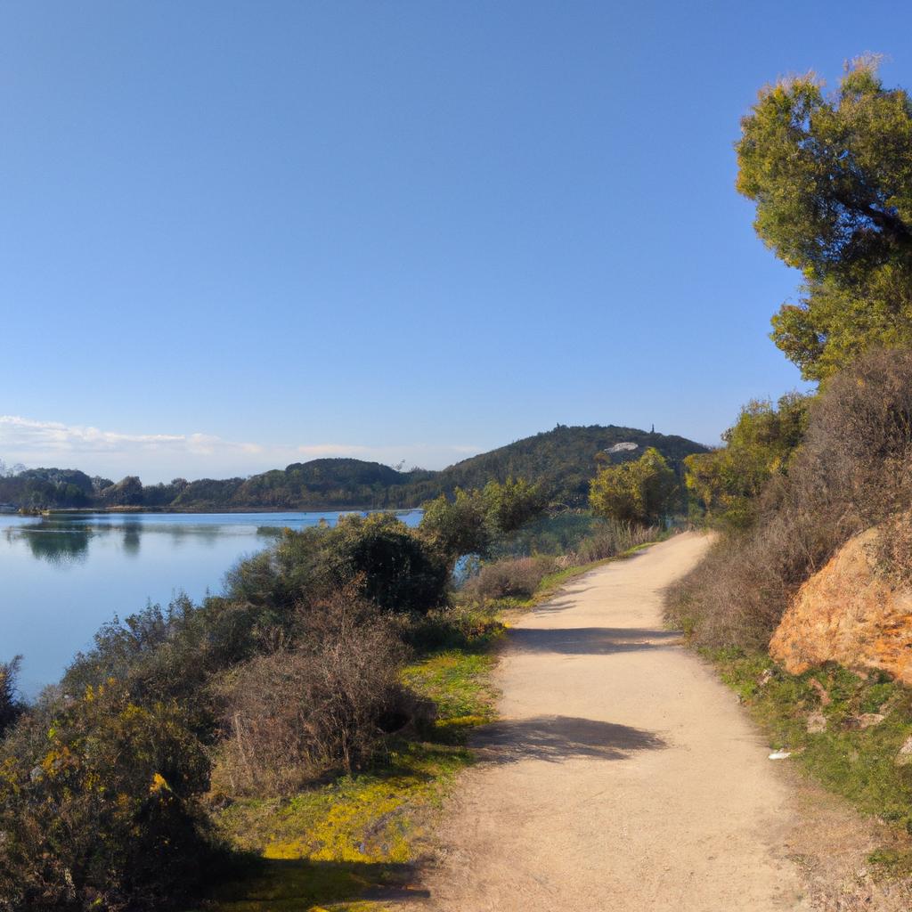 Explore the beautiful hiking trails around Lake Vouliagmeni for breathtaking views of the surrounding landscape.