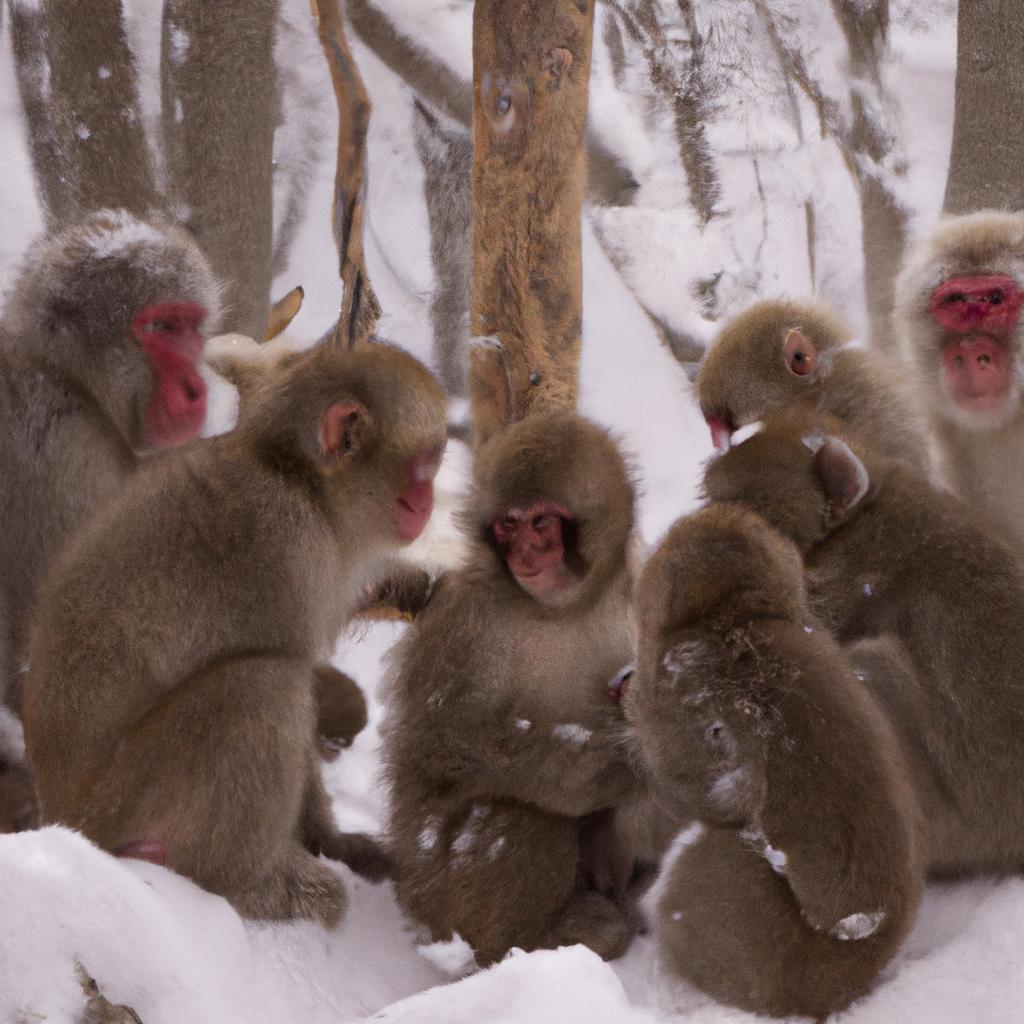 Hokkaido Snow Monkey