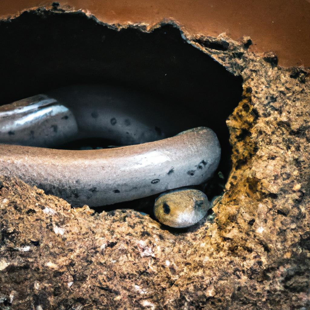 Huge Snake Found Underground
