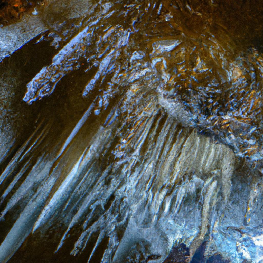 The ice formations inside the largest ice cave in the world are a natural wonder