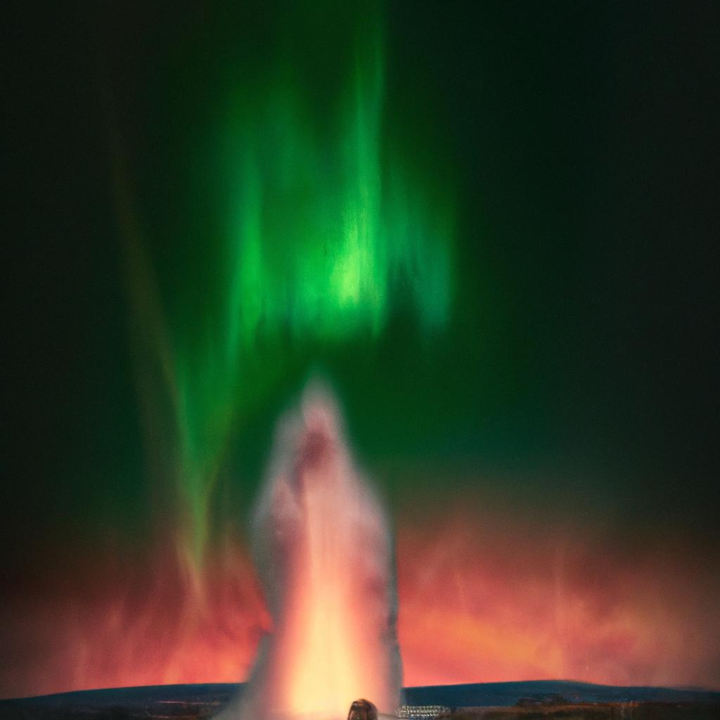 Combine the beauty of Iceland's geysers with the magic of the northern lights.
