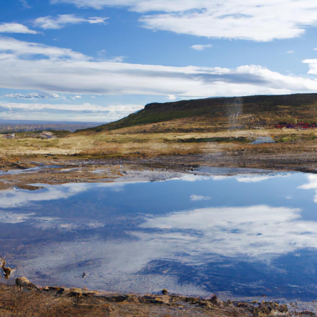 Find peace and tranquility at Iceland's serene geyser pools.