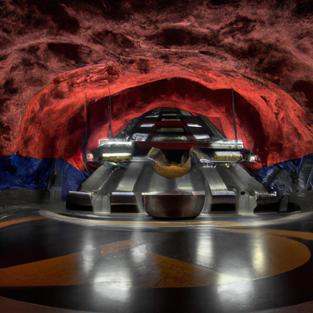 The Stockholm subway system is not only functional but also a work of art, with many of its stations featuring unique and iconic designs.