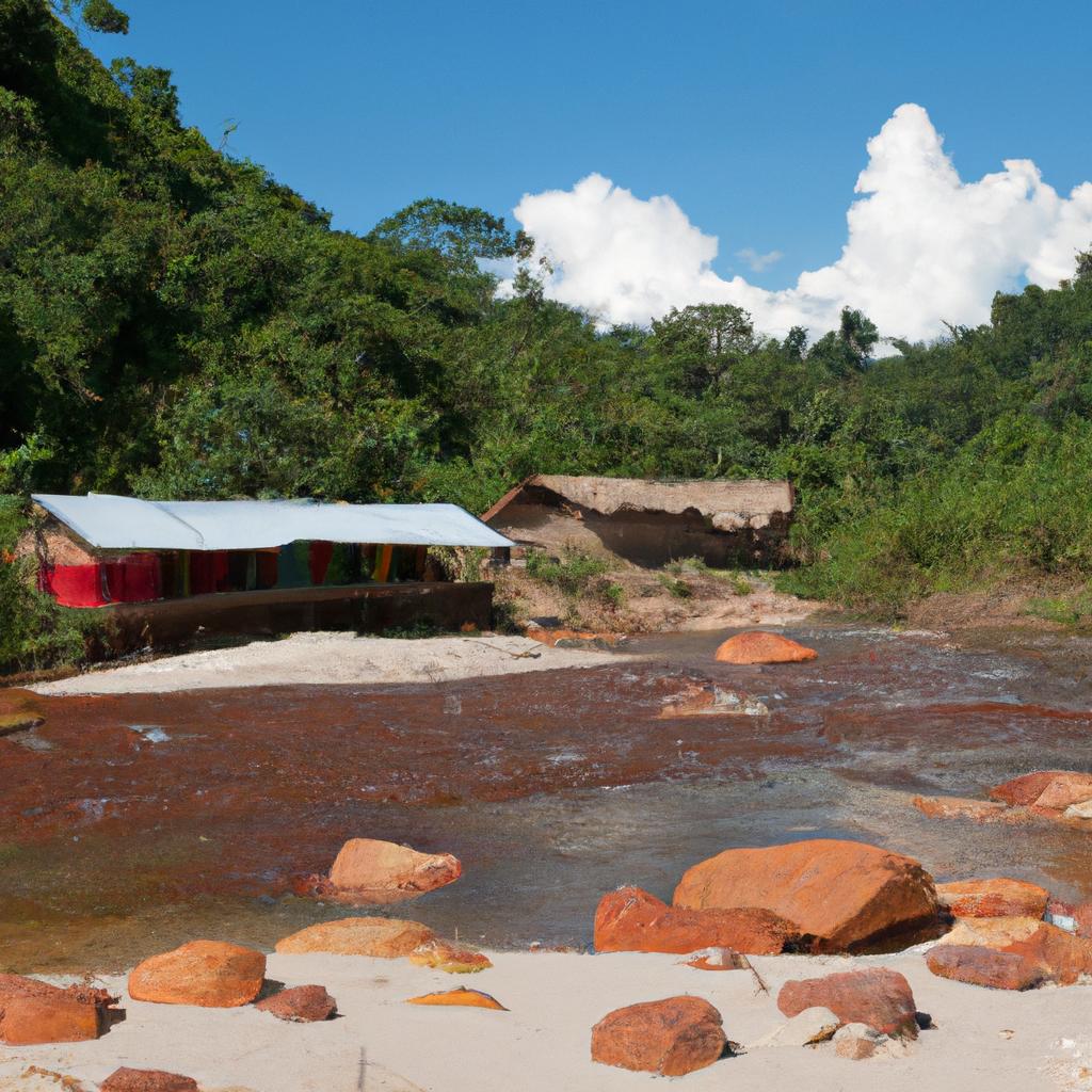 The river of 5 colors holds cultural significance for indigenous communities