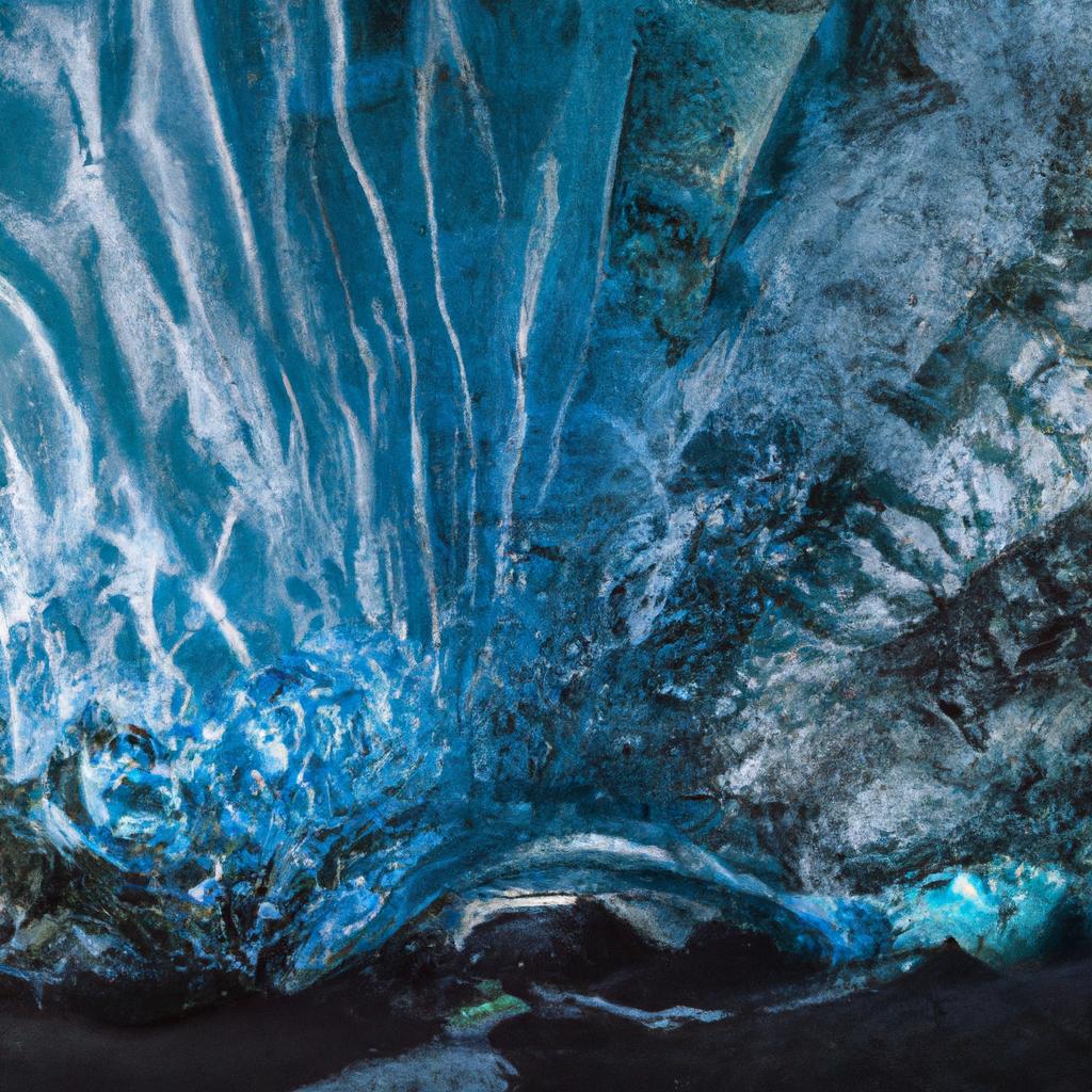 The interior of the largest ice cave in the world is an awe-inspiring sight