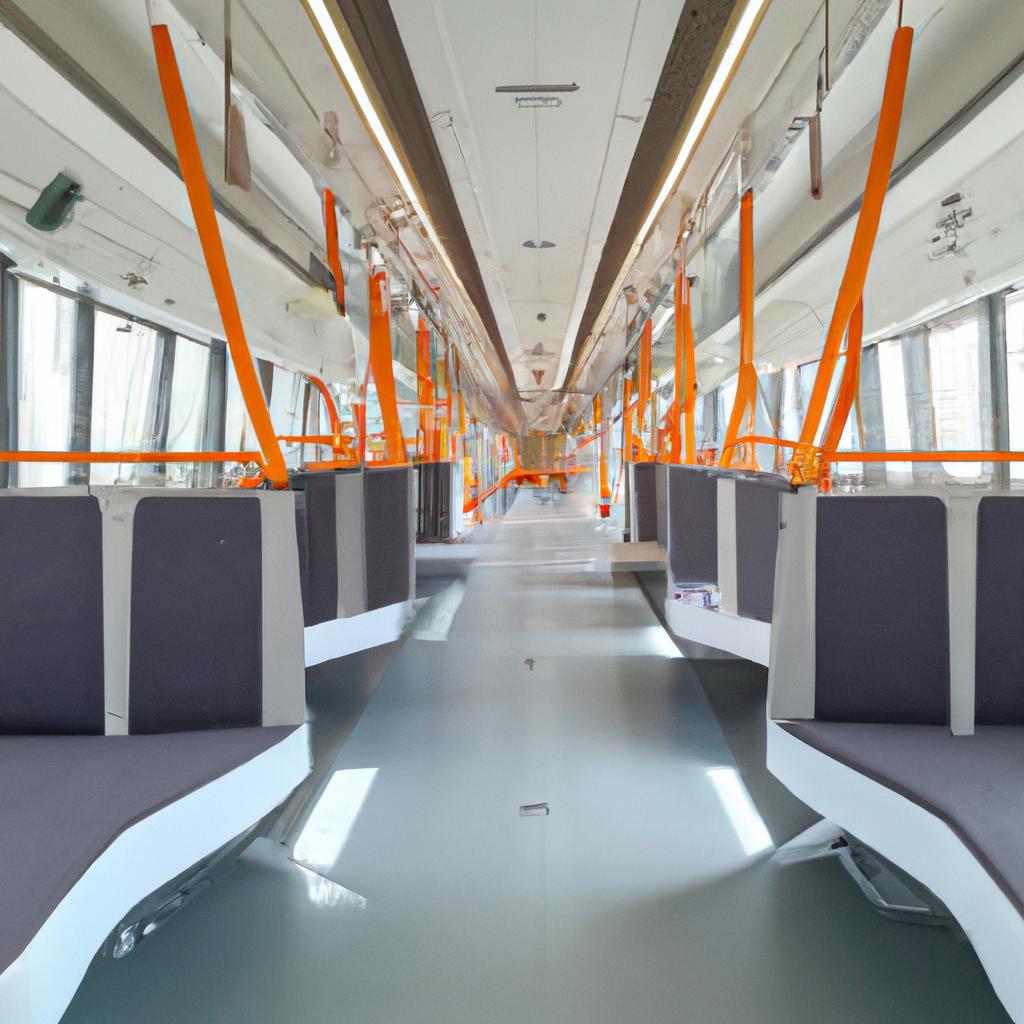Passengers can enjoy a comfortable and stylish ride on the longest tram in the world