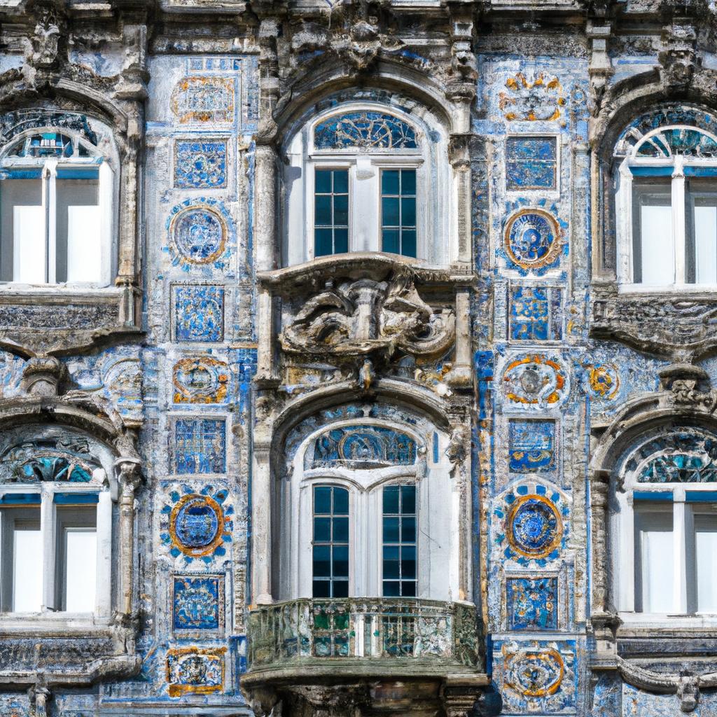 The stunning details of this House of Portugal building's facade are a testament to the country's love for intricate architectural design.