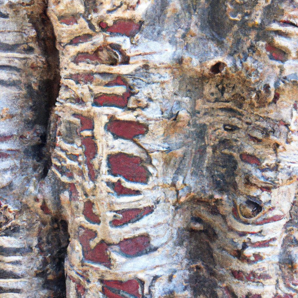 The bark of the Dragons Blood Tree, a work of art created by nature.