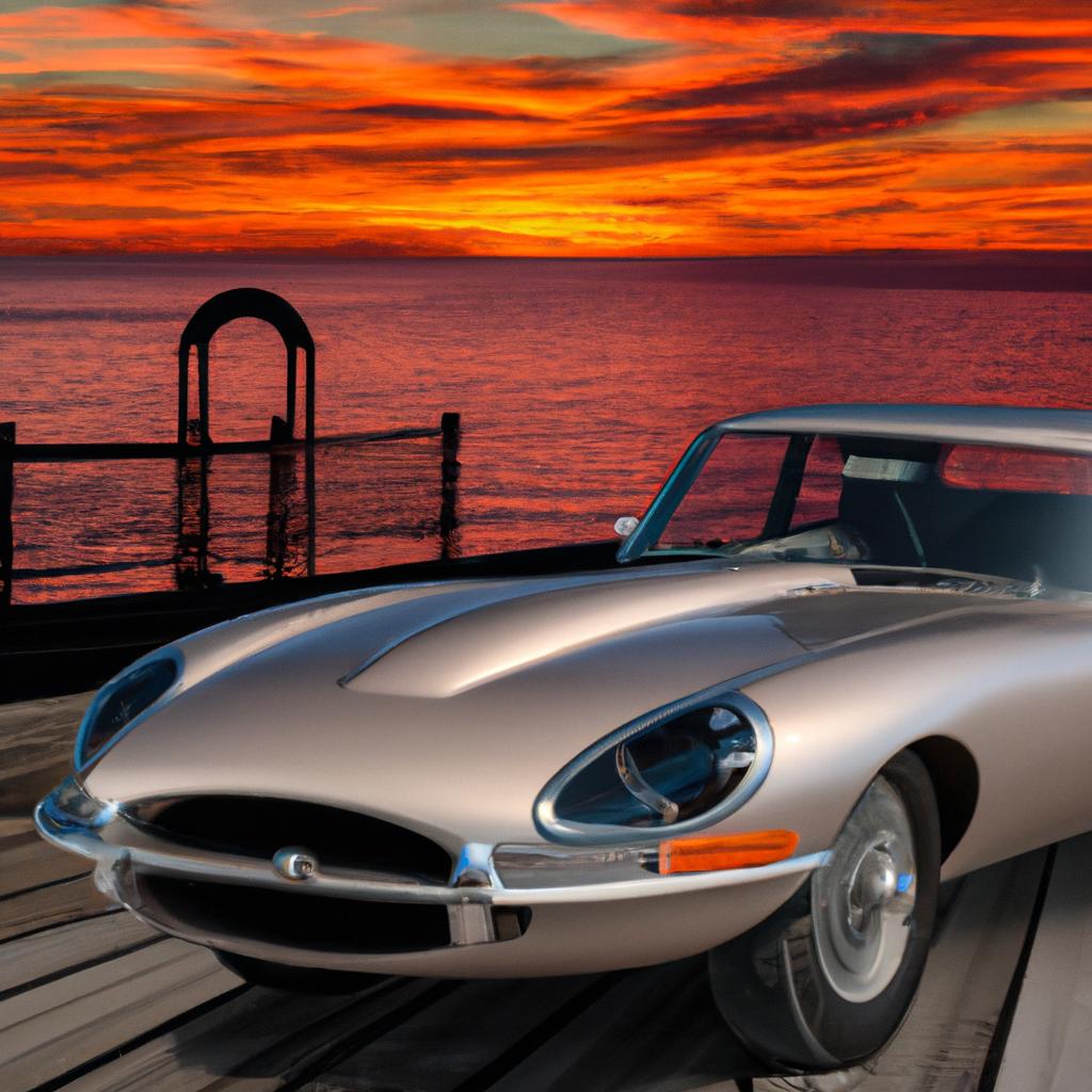 The Jaguar E-Type is a stunning sports car that epitomizes luxury and style.