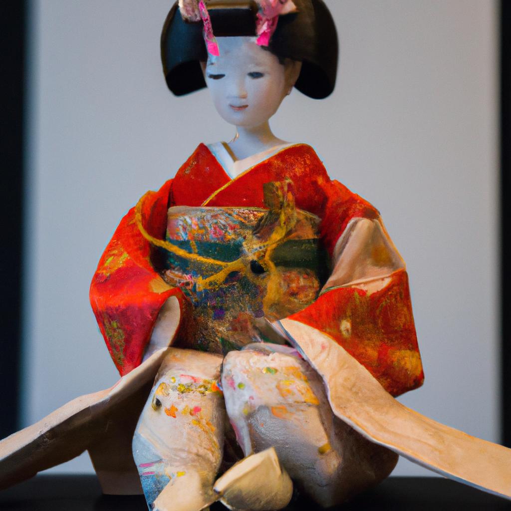 The art of doll-making is a revered tradition in Japan, with each doll crafted with precision and care.
