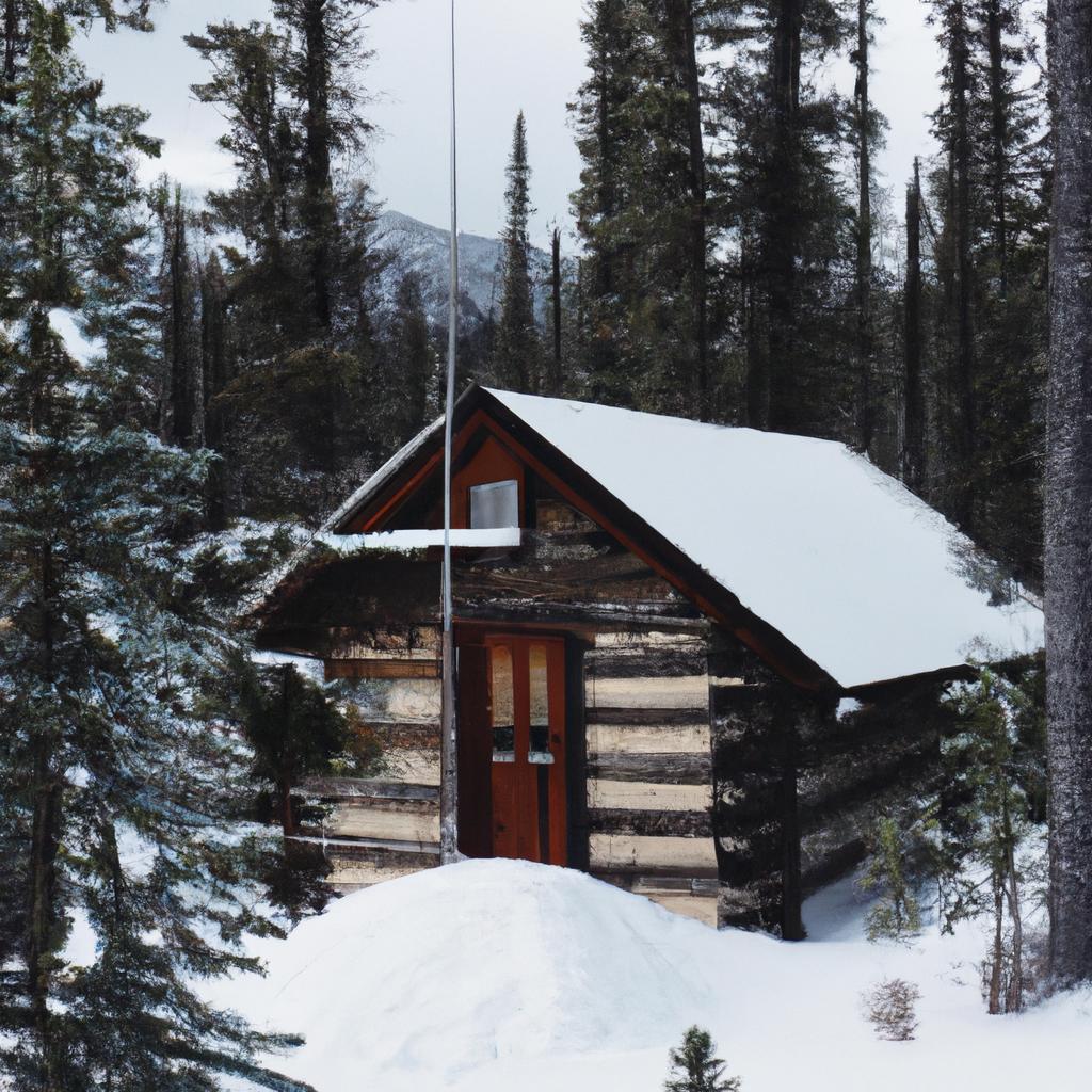 Jasper National Park has a variety of accommodations, including cozy cabins for a winter getaway.