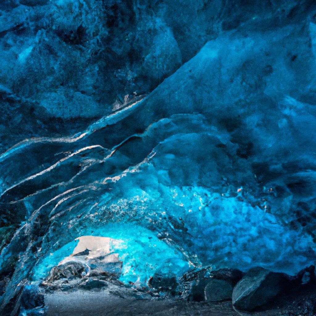 Discovering the beauty of the blue ice cave in Jokulsarlon