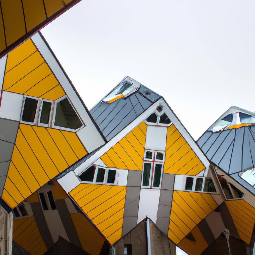 Kubuswoningen Rotterdam is a marvel of modern architecture