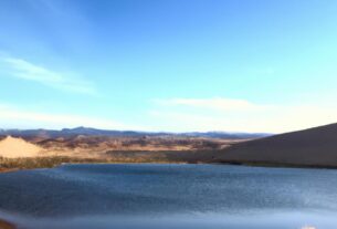 Lake In Desert