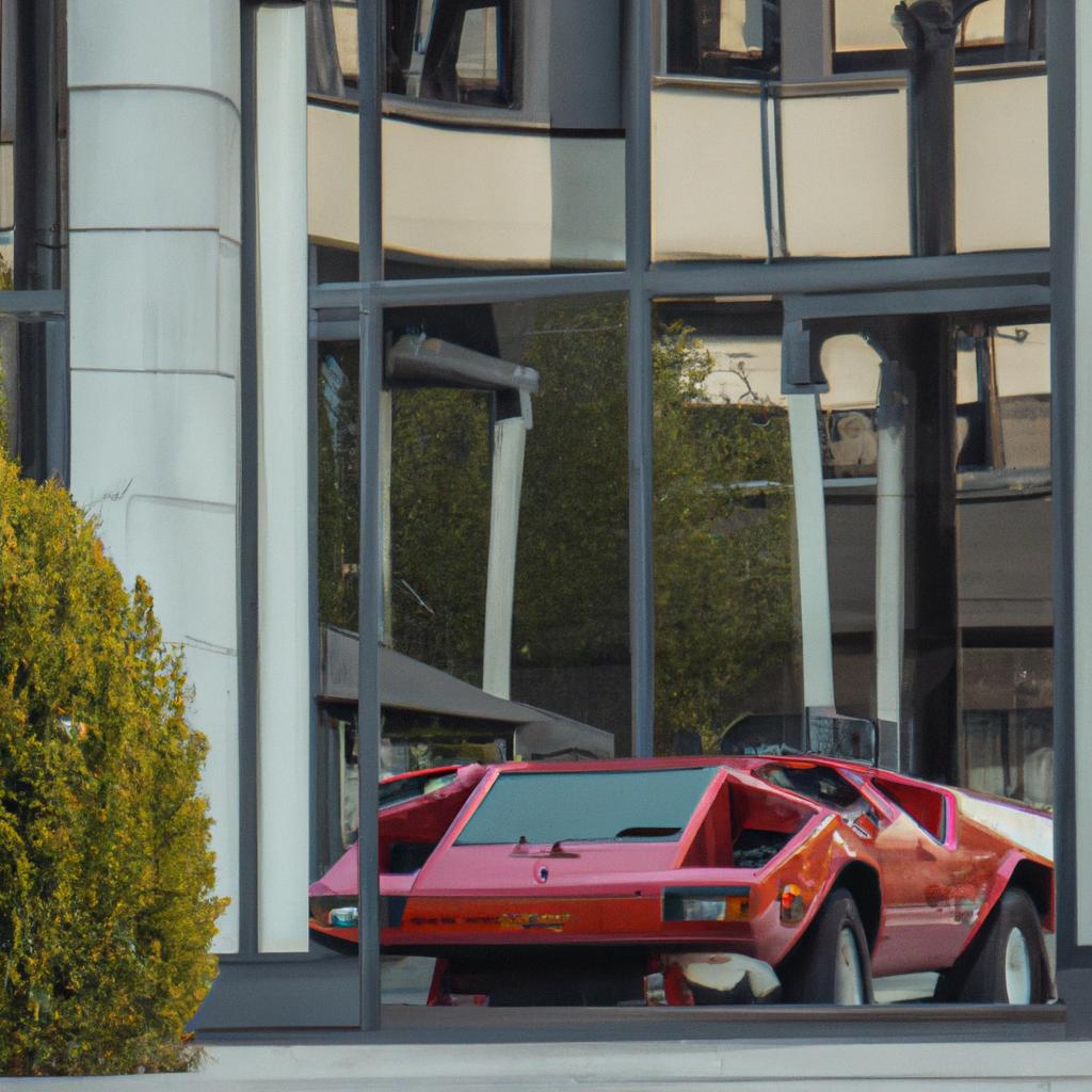 The Lamborghini Countach is an iconic sports car that exudes power and speed.