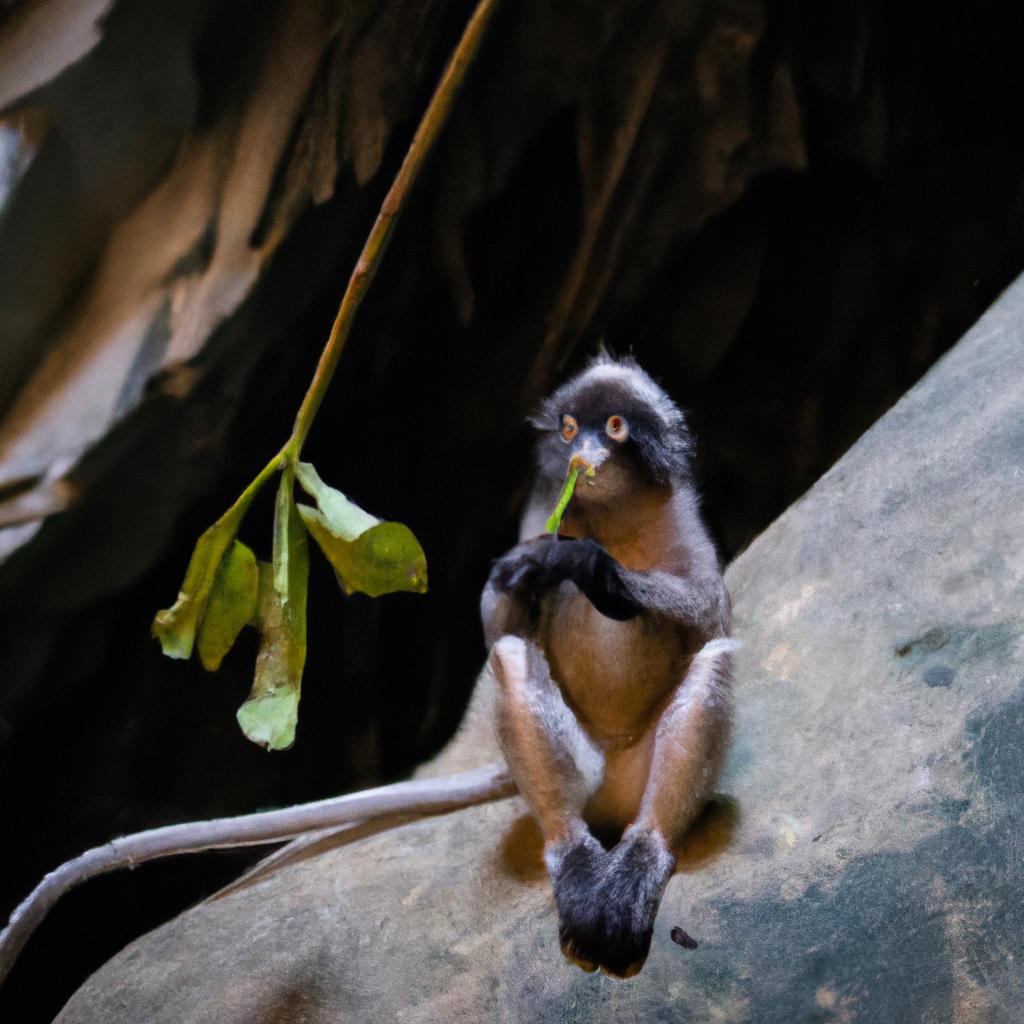 Langur monkeys are important seed dispersers and pollinators in Son Doong Cave's ecosystem.