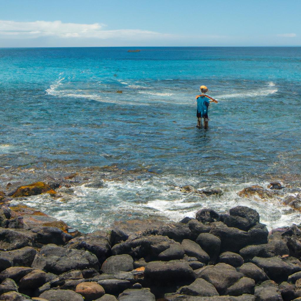 Fishing has long been a way of life for the people of Niihau, providing fresh seafood for the island's residents.