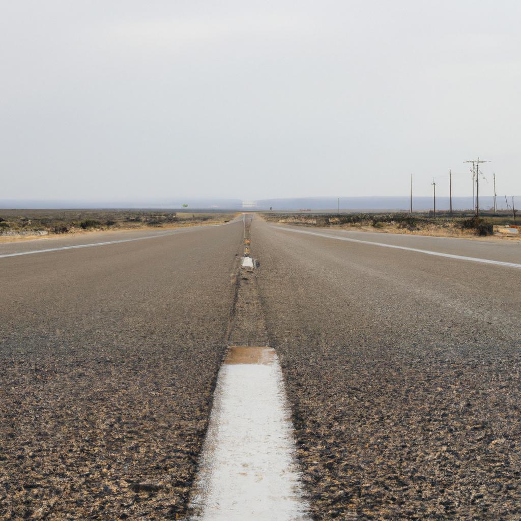 Loneliest Road In America Map