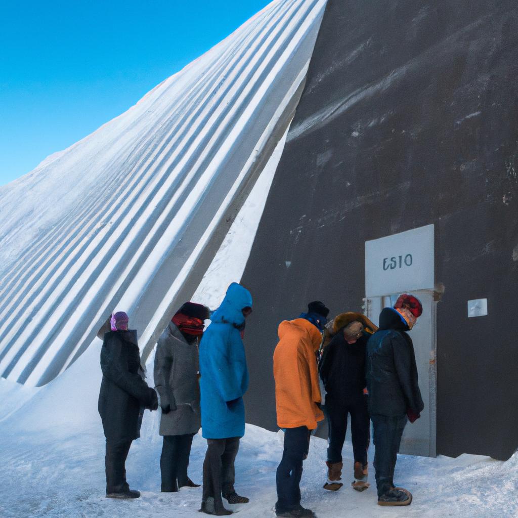 The Svalbard Global Seed Vault in Long Year Byen is a unique attraction, where visitors can learn about the importance of preserving plant genetic diversity.